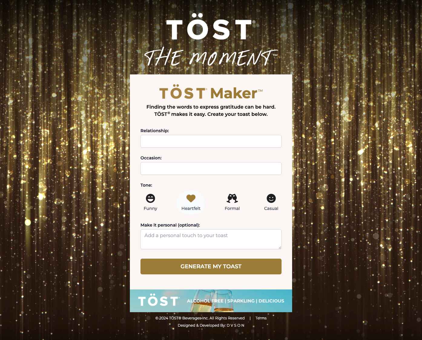 TÖST® Maker Web App