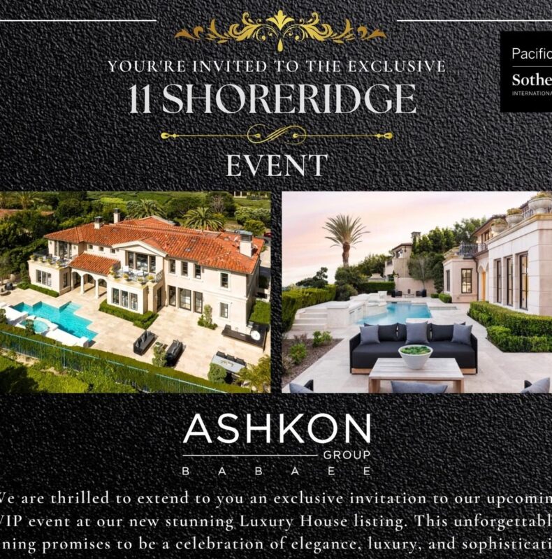Ashkon Group Real Estate Event Flyer